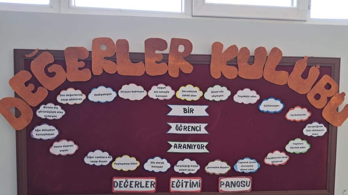 DEĞERLER EĞİTİMİ